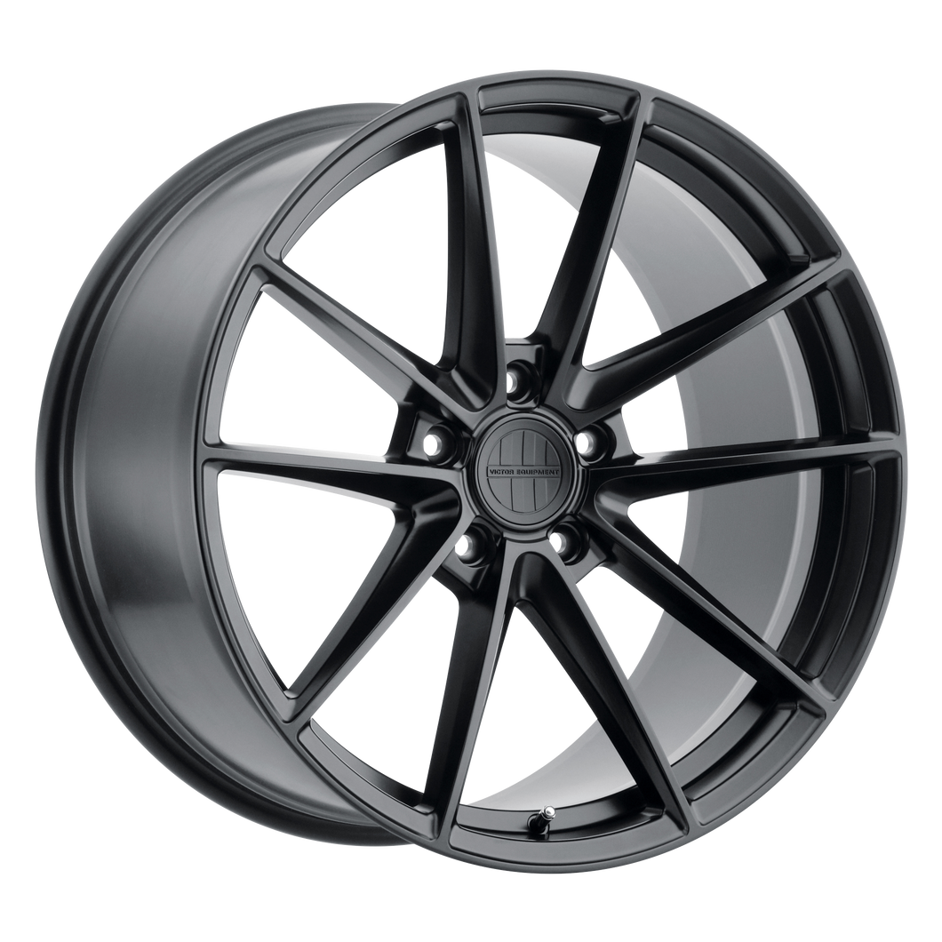 20x11 5x130 Victor Equipment Wheels Zuffen Matte Black 36 offset 71.5 hub