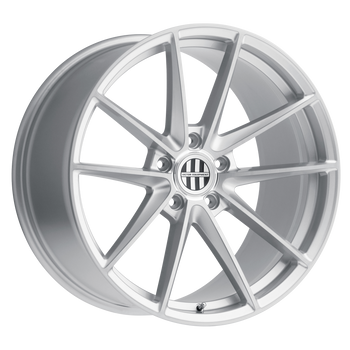 19x10.5 5x130 Victor Equipment Wheels Zuffen Silver With Brushed Face 55 offset 71.5 hub