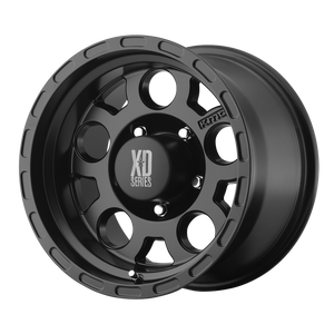 17x9 6x139.7 XD Series Offroad Wheels XD122 Enduro Matte Black -6 offset 108 hub