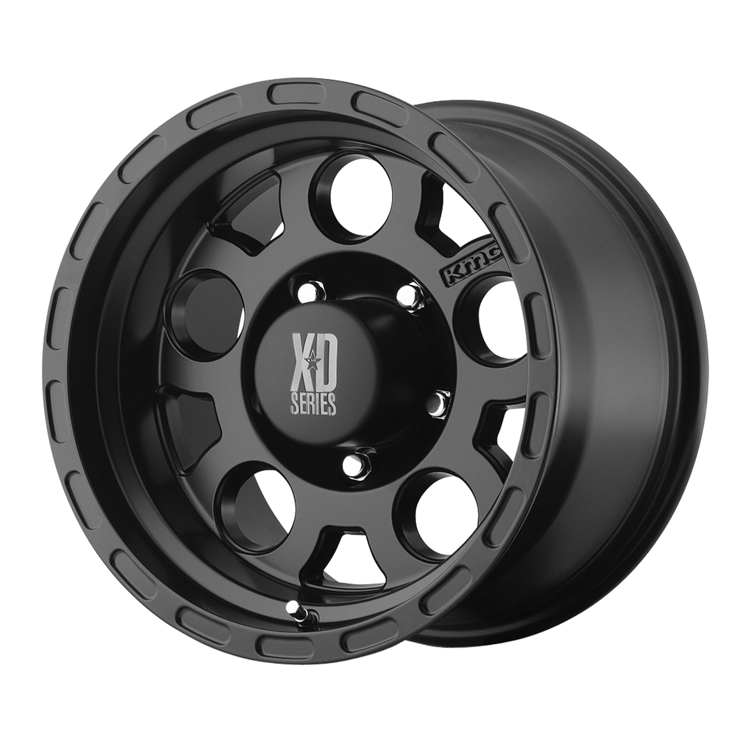 17x9 6x139.7 XD Series Offroad Wheels XD122 Enduro Matte Black -6 offset 108 hub