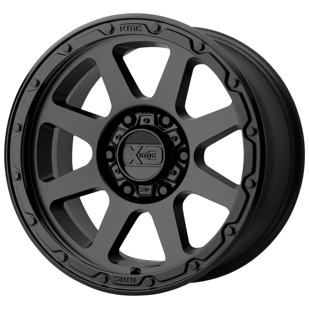 17x8.5 8x170 XD Series Offroad Wheels XD134 Addict 2 Matte Black 0 offset 125.5 hub