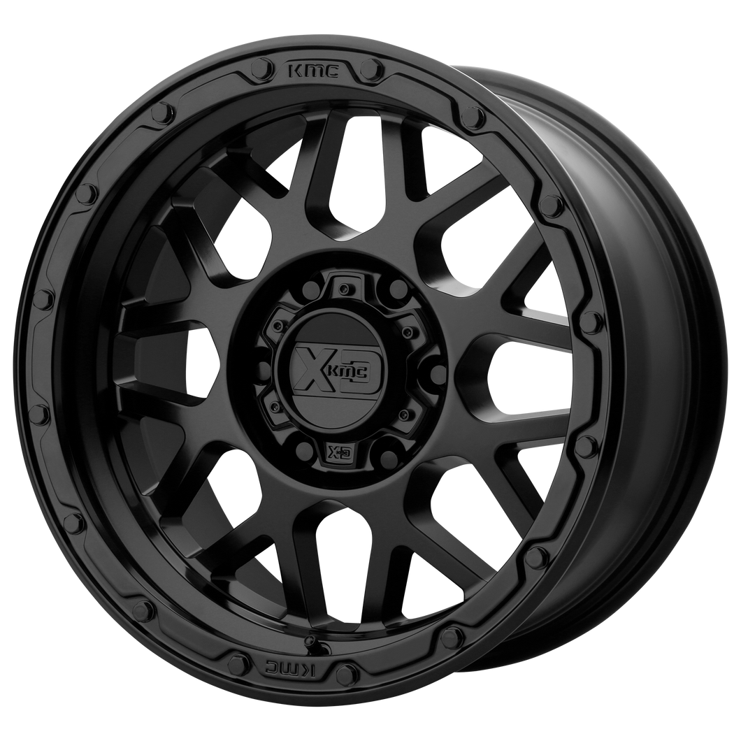 17x9 5x150 XD Series Offroad Wheels XD135 Grenade OR Matte Black 18 offset 110.5 hub