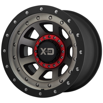 17x9 8x165.1 XD Series Offroad Wheels XD137 FMJ Satin Black Dark Tint -12 offset 125.5 hub