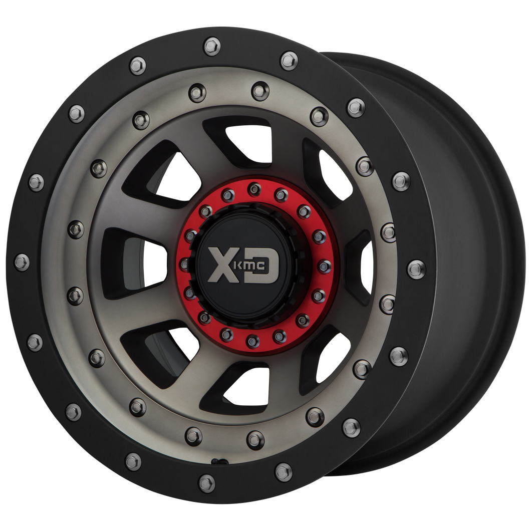 17x9 8x165.1 XD Series Offroad Wheels XD137 FMJ Satin Black Dark Tint -12 offset 125.5 hub