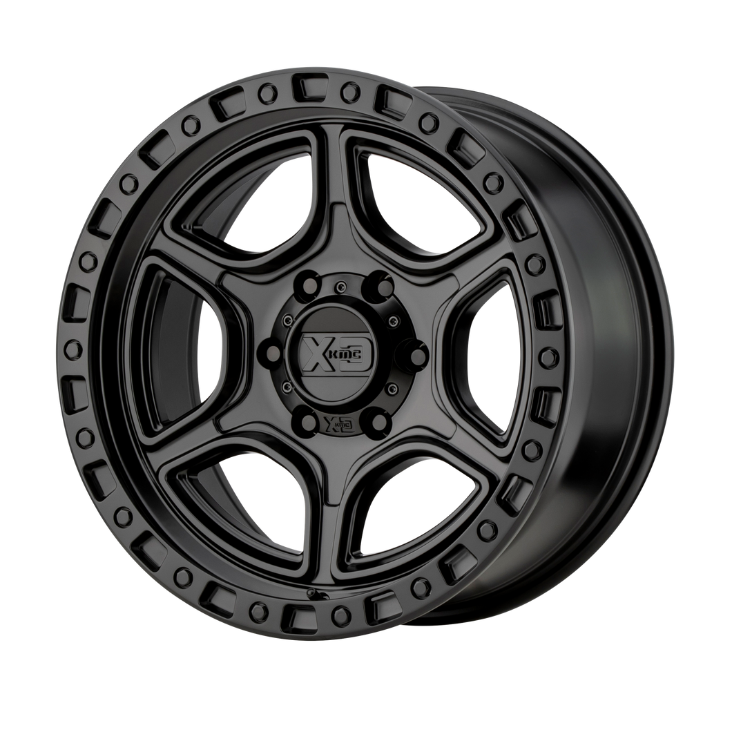 16x8 6x139.7 XD Series Offroad Wheels XD139 Portal Satin Black -6 offset 106.25 hub