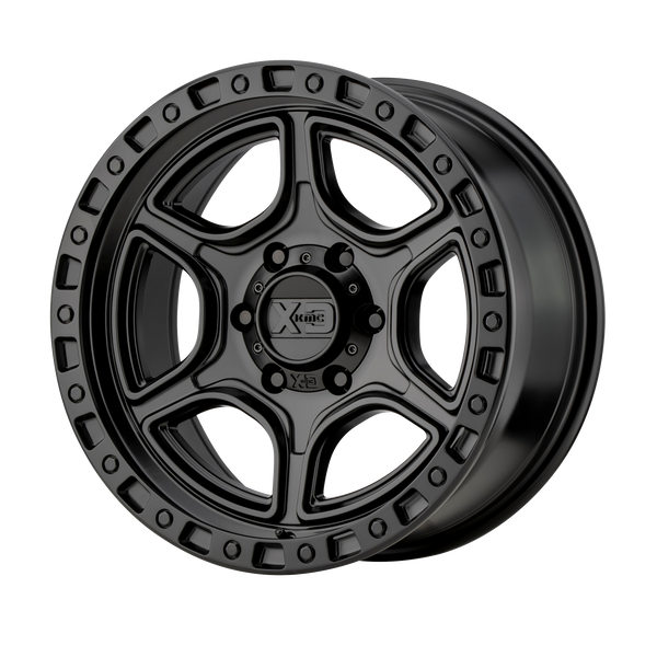 17x8.5 6x135 XD Series Offroad Wheels XD139 Portal Satin Black 18 offset 87.1 hub