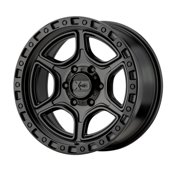 17x8.5 6x135 XD Series Offroad Wheels XD139 Portal Satin Black 18 offset 87.1 hub