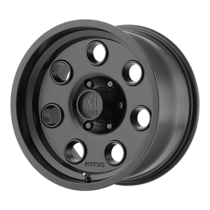 17x9 5x114.3 XD Series Offroad Wheels XD300 Pulley Satin Black -12 offset 83.06 hub