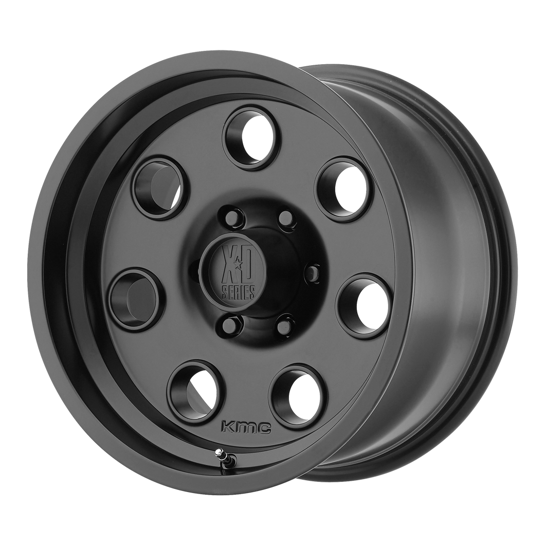 17x9 5x114.3 XD Series Offroad Wheels XD300 Pulley Satin Black -12 offset 83.06 hub