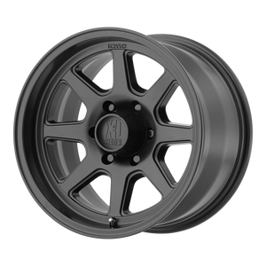 17x8.5 5x127 XD Series Offroad Wheels XD301 Turbine Satin Black -6 offset 83.06 hub