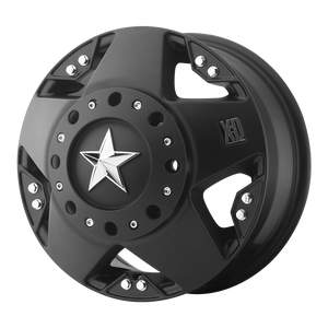 17x9 5x114.3/5x120.65 XD Series Offroad Wheels XD775 Rockstar Matte Black - Front -12 offset 72.6 hub