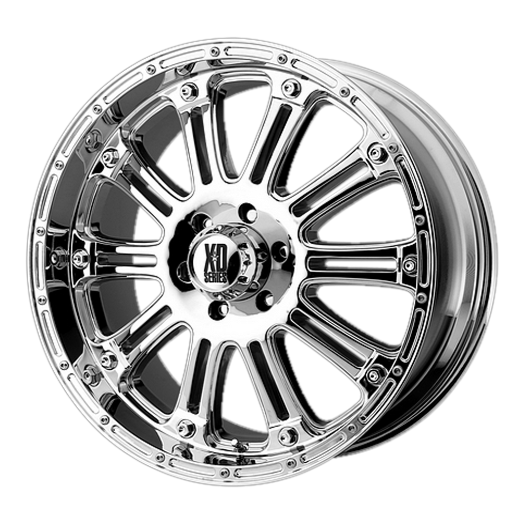 20x9 8x165.1 XD Series Offroad Wheels XD795 Hoss Chrome -12 offset 125.5 hub