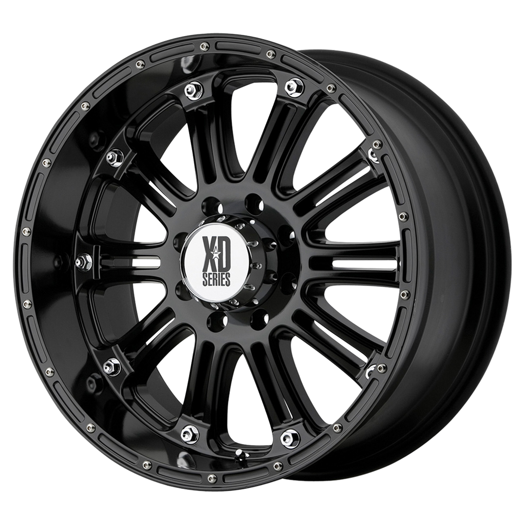 18x9 6x139.7 XD Series Offroad Wheels XD795 Hoss Gloss Black 18 offset 106.25 hub