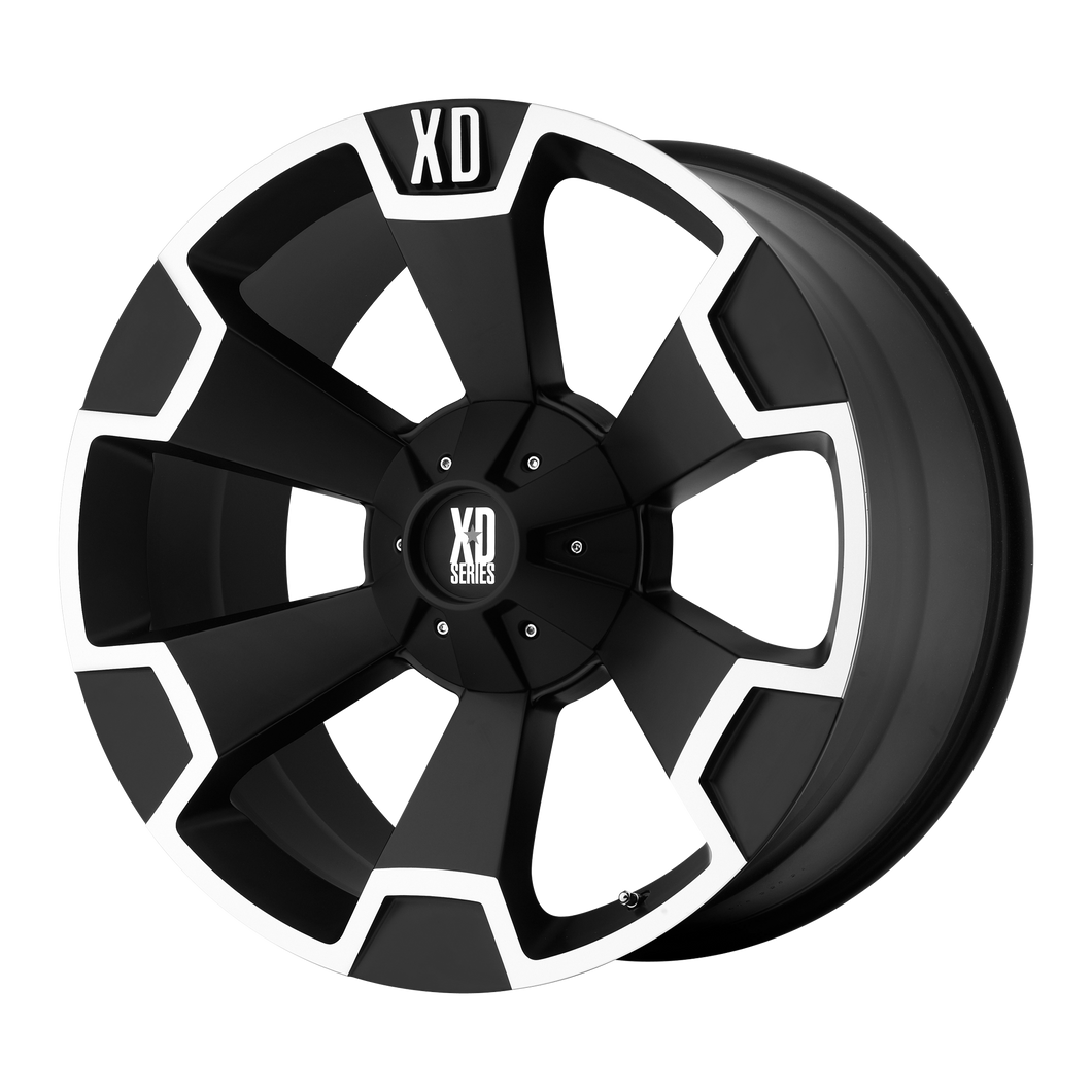 20x9 5x139.7/5x150 XD Series Offroad Wheels XD803 Thump Matte Black Machined 35 offset 110.5 hub