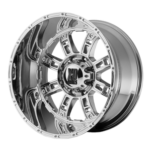 20x9 5x127 XD Series Offroad Wheels XD809 Riot Chrome 18 offset 78.3 hub