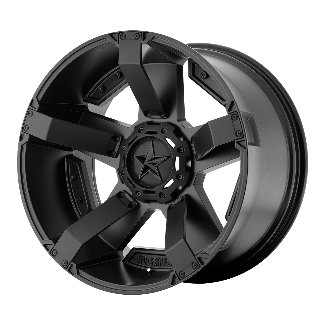 17x8 5x114.3/5x127 XD Series Offroad Wheels XD811 Rockstar 2 Matte Black 35 offset 72.6 hub