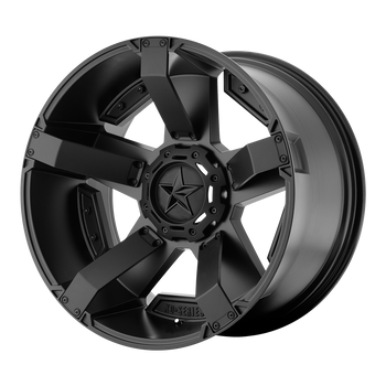 17x9 8x180 XD Series Offroad Wheels XD811 Rockstar 2 Matte Black -12 offset 130.81 hub