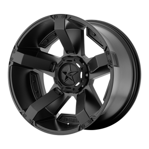18x9 5x114.3/5x120 XD Series Offroad Wheels XD811 Rockstar 2 Matte Black 30 offset 74.1 hub