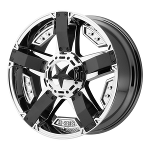 20x9 5x114.3/5x120.65 XD Series Offroad Wheels XD811 Rockstar 2 Pvd With Matte Black Accents -12 offset 72.6 hub