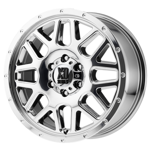 17x9 6x139.7 XD Series Offroad Wheels XD820 Grenade Chrome -12 offset 106.25 hub