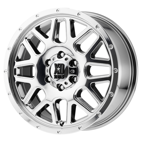 20x9 8x180 XD Series Offroad Wheels XD820 Grenade Chrome 0 offset 124.2 hub