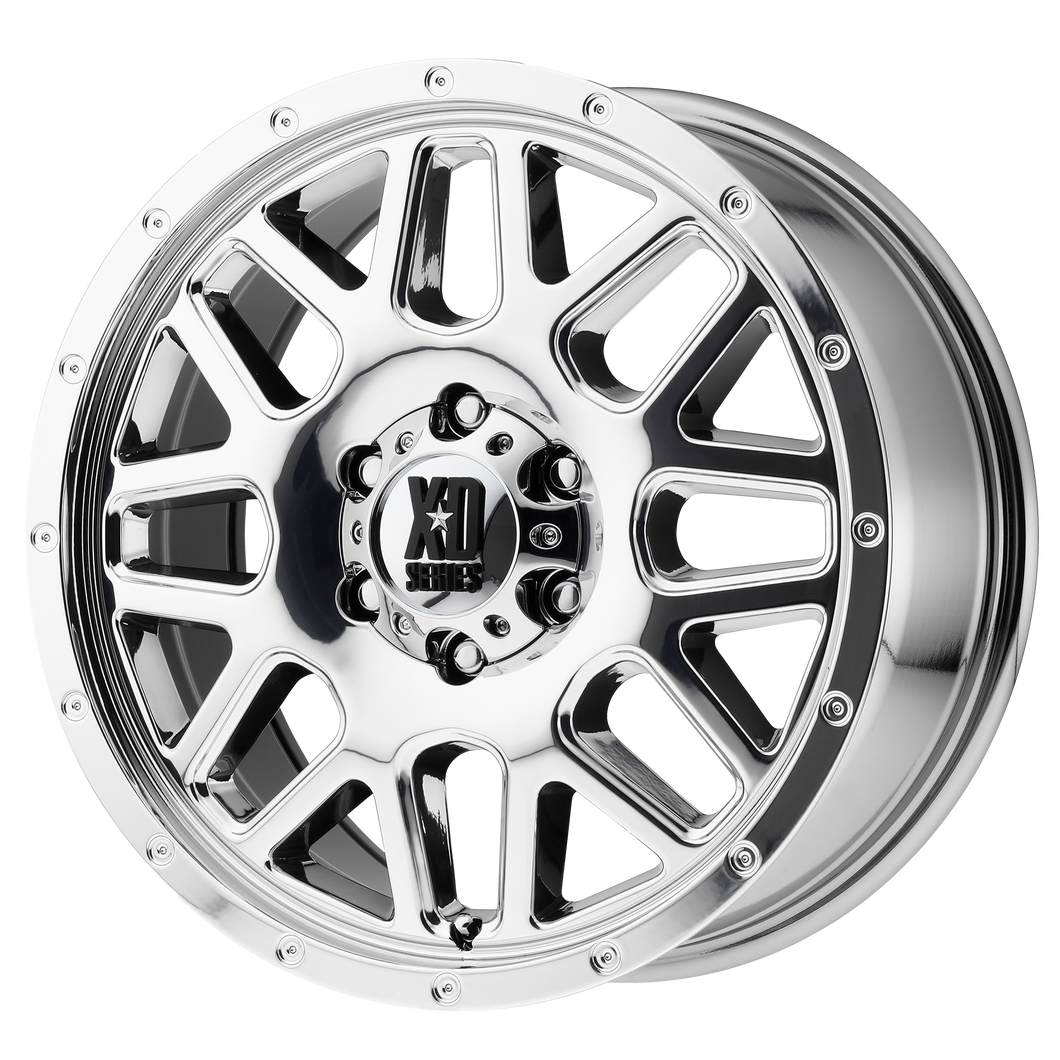 20x9 5x127 XD Series Offroad Wheels XD820 Grenade Chrome 0 offset 78.3 hub