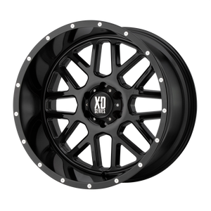 17x9 6x139.7 XD Series Offroad Wheels XD820 Grenade Gloss Black -12 offset 106.25 hub