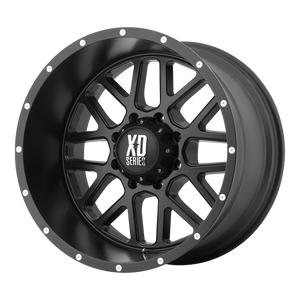 17x7.5 5x120 XD Series Offroad Wheels XD820 Grenade Satin Black 45 offset 74.1 hub