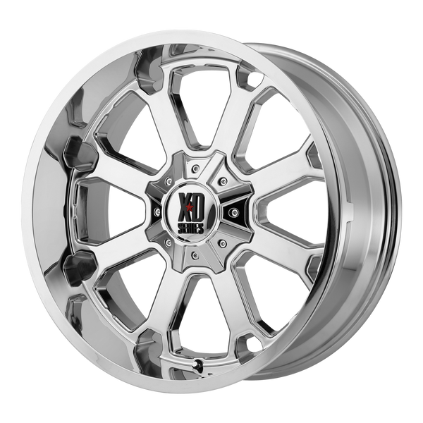 20x12 8x165.1 XD Series Offroad Wheels XD825 Buck 25 Chrome -44 offset 125.5 hub