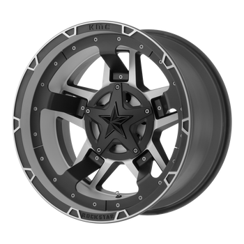 22x10 5x127/5x139.7 XD Series Offroad Wheels XD827 Rockstar 3 Matte Black Machined -18 offset 78.3 hub