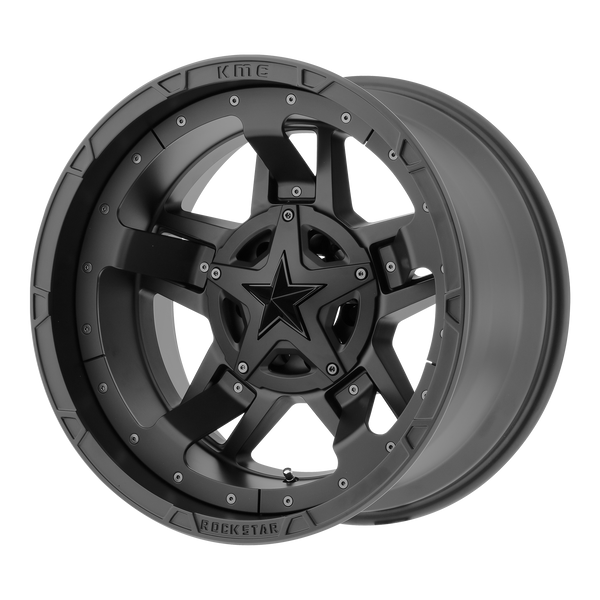 17x8 BLANK XD Series Offroad Wheels XD827 Rockstar 3 Matte Black 20 offset 78.3 hub