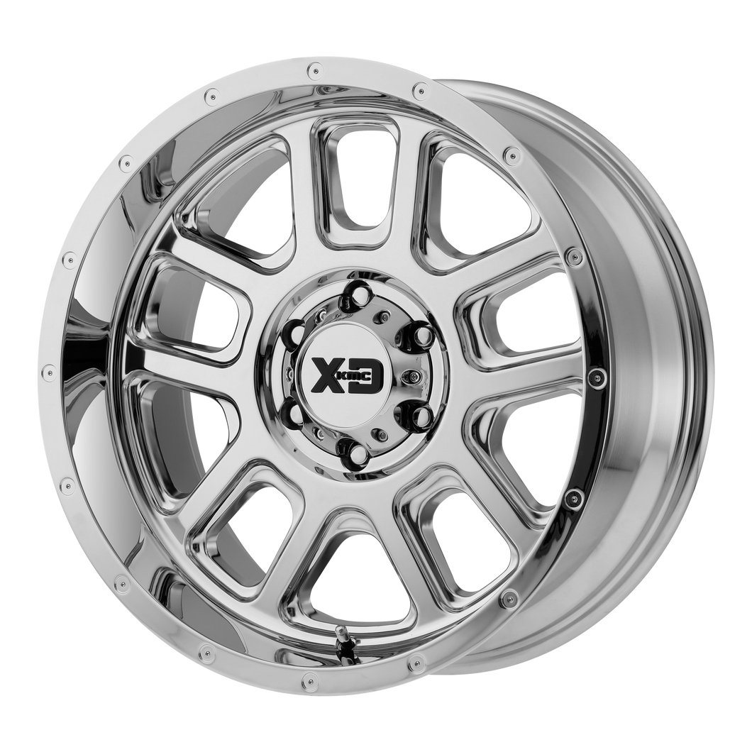 20x9 8x170 XD Series Offroad Wheels XD828 Delta Chrome -12 offset 125.5 hub