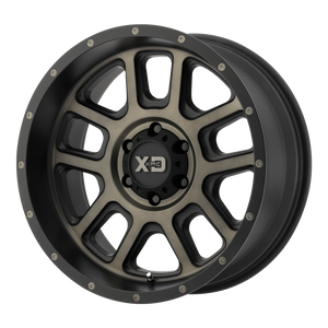 20x9 6x139.7 XD Series Offroad Wheels XD828 Delta Matte Black W/ Dark Tint Clear -12 offset 106.25 hub