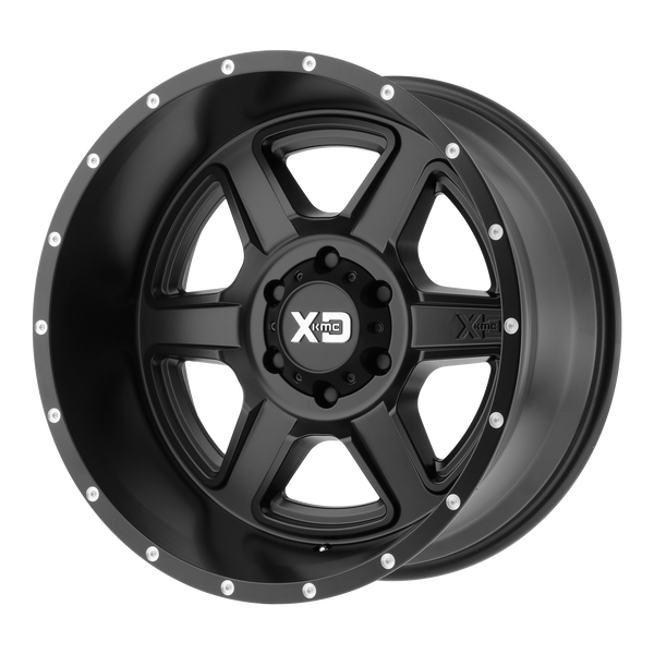 20x12 6x139.7 XD Series Offroad Wheels XD832 Fusion Satin Black -44 offset 106.25 hub