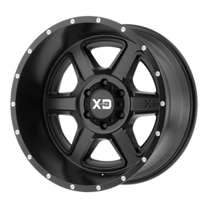 20x9 6x114.3 XD Series Offroad Wheels XD832 Fusion Satin Black 18 offset 72.6 hub