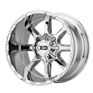20x9 6x135/6x139.7 XD Series Offroad Wheels XD838 Mammoth Chrome 18 offset 106.25 hub