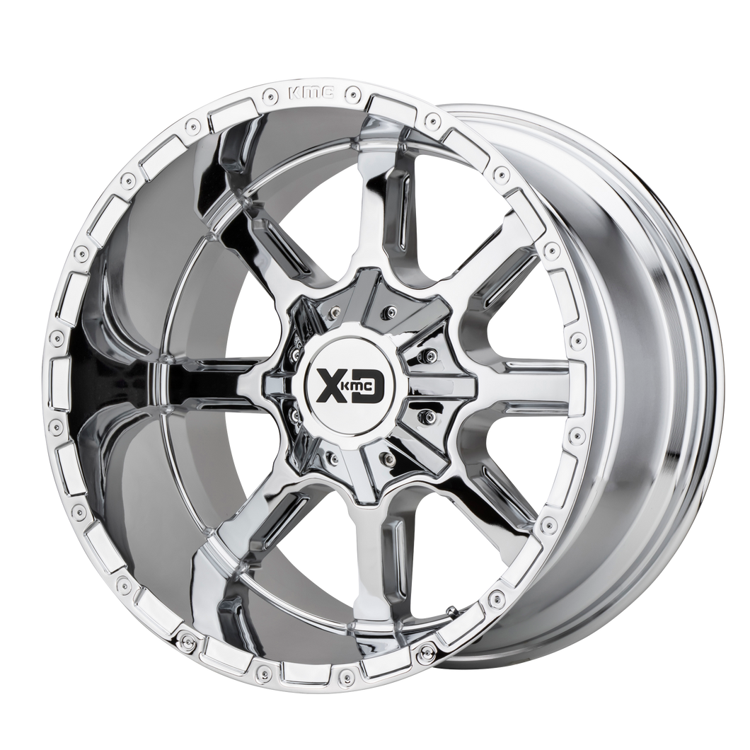 20x9 8x165.1 XD Series Offroad Wheels XD838 Mammoth Chrome 0 offset 125.5 hub