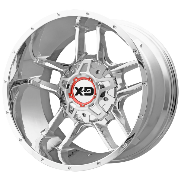 20x9 6x135/6x139.7 XD Series Offroad Wheels XD839 Clamp Chrome 18 offset 106.25 hub