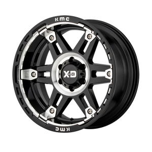 20x10 6x139.7 XD Series Offroad Wheels XD840 Spy 2 Gloss Black Machined -18 offset 106.25 hub