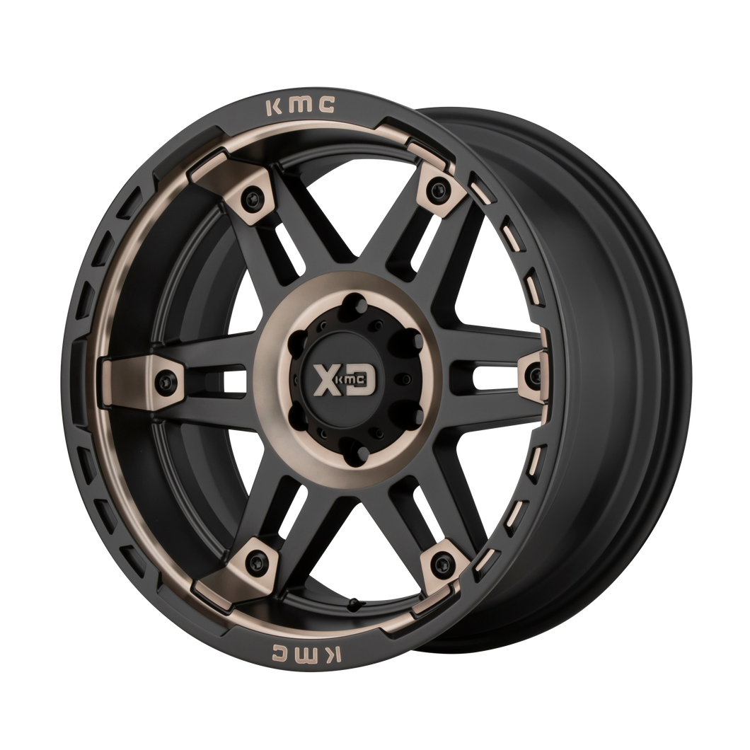 20x9 6x139.7 XD Series Offroad Wheels XD840 Spy 2 Satin Black Dark Tint 18 offset 106.25 hub