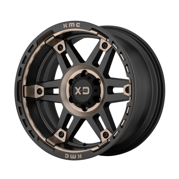 20x9 6x114.3 XD Series Offroad Wheels XD840 Spy 2 Satin Black Dark Tint 18 offset 66.1 hub