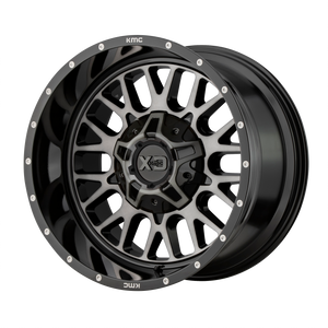 20x9 5x139.7/5x150 XD Series Offroad Wheels XD842 Snare Gloss Black Gray Tint 18 offset 110.5 hub