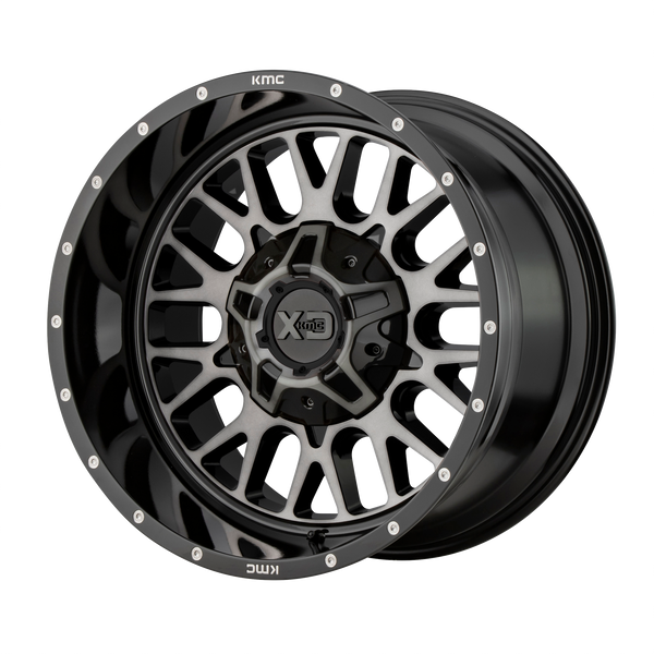 20x10 8x180 XD Series Offroad Wheels XD842 Snare Gloss Black Gray Tint -18 offset 124.2 hub