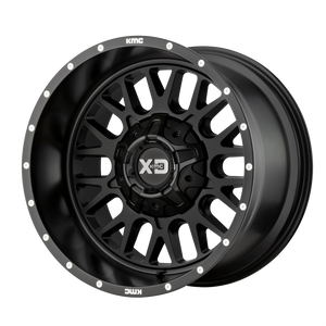 20x9 5x127/5x139.7 XD Series Offroad Wheels XD842 Snare Satin Black 0 offset 78.3 hub