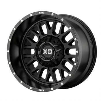 20x9 5x127/5x139.7 XD Series Offroad Wheels XD842 Snare Satin Black 0 offset 78.3 hub