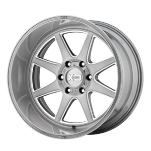 20x9 8x180 XD Series Offroad Wheels XD844 Pike Titanium Brushed Milled 18 offset 124.2 hub