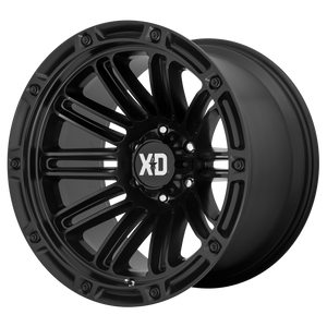 20x12 5x127 XD Series Offroad Wheels XD846 Double Deuce Satin Black -44 offset 71.5 hub