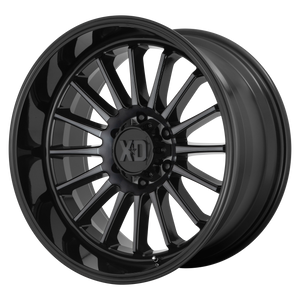 20x10 6x135 XD Series Offroad Wheels XD857 Whiplash Gloss Black With Gray Tint -18 offset 87.1 hub