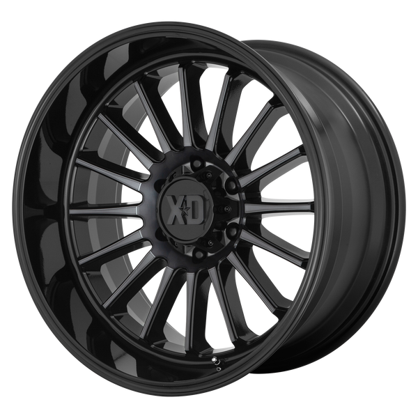 20x10 6x135 XD Series Offroad Wheels XD857 Whiplash Gloss Black With Gray Tint -18 offset 87.1 hub