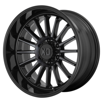 20x9 6x135 XD Series Offroad Wheels XD857 Whiplash Gloss Black With Gray Tint 0 offset 87.1 hub